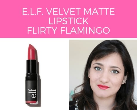 Try out this E.l.f Flirt Flamingo Lipstick now!
