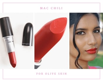 best mac red lipstick for olive skin