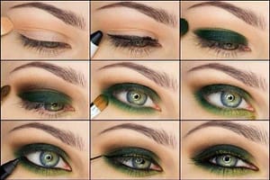 Green Eye Makeup for Green eyes